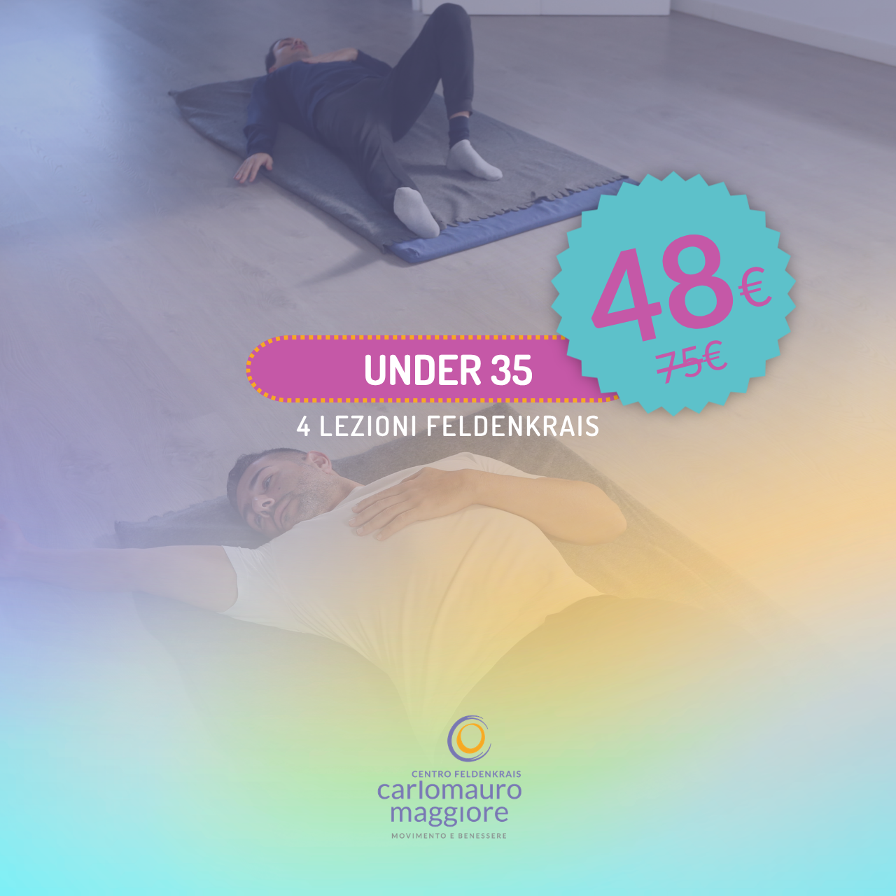 Offerte Under 35: 48 € anziché 75 € - Centro Feldenkrais Carlomauro Maggiore Palermo